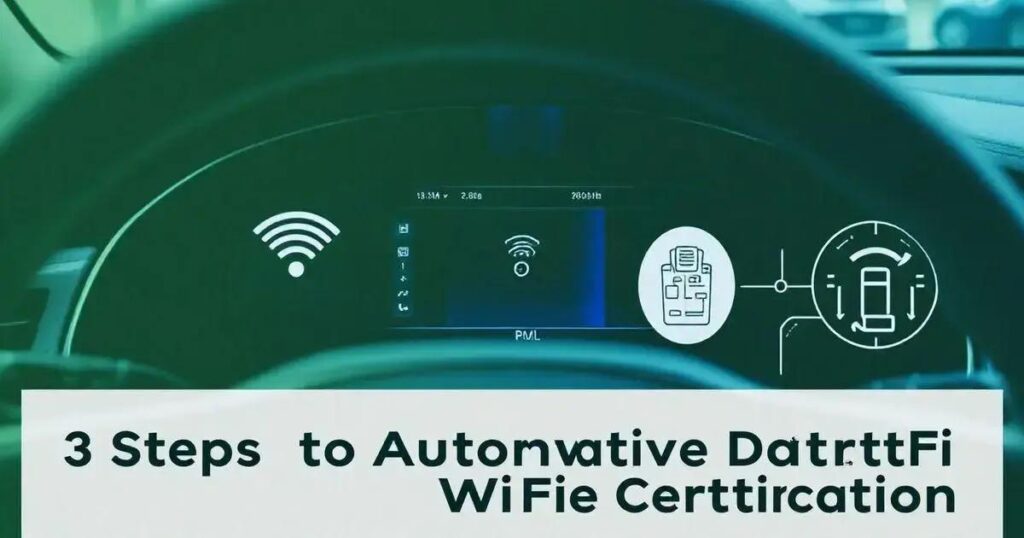 3 Passos para Certificação de Dispositivos Automotivos com Wi-Fi