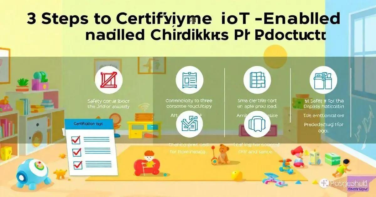 3 Passos para Certificação de Produtos Infantis com IoT