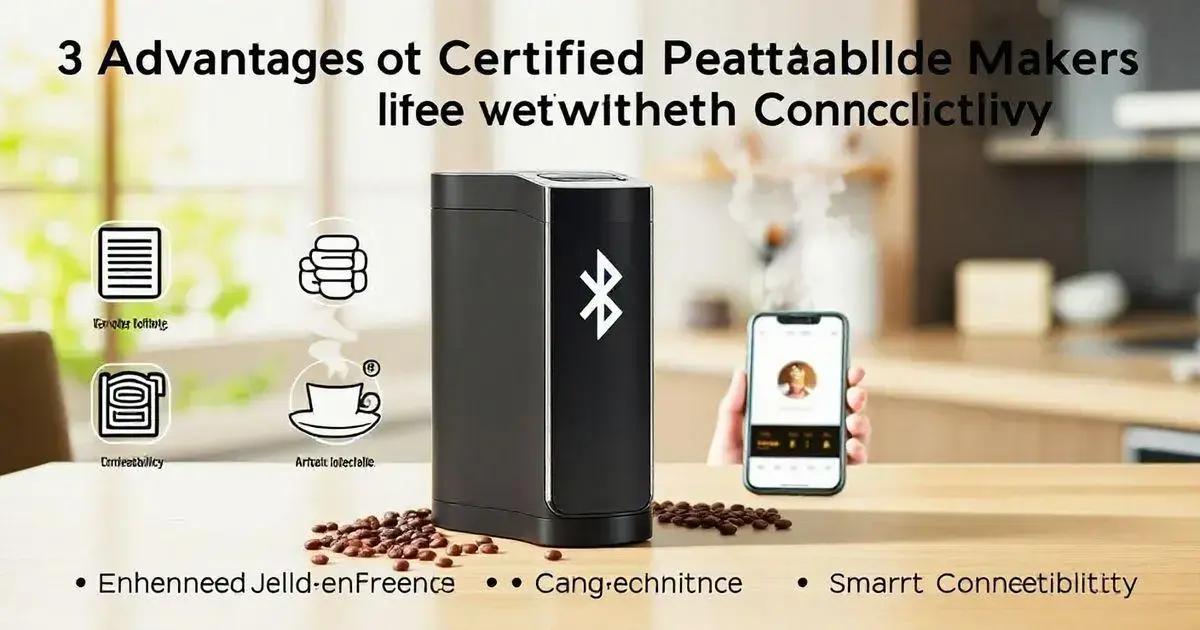 3 Vantagens da Certificação de Cafeteiras Portáteis com Bluetooth