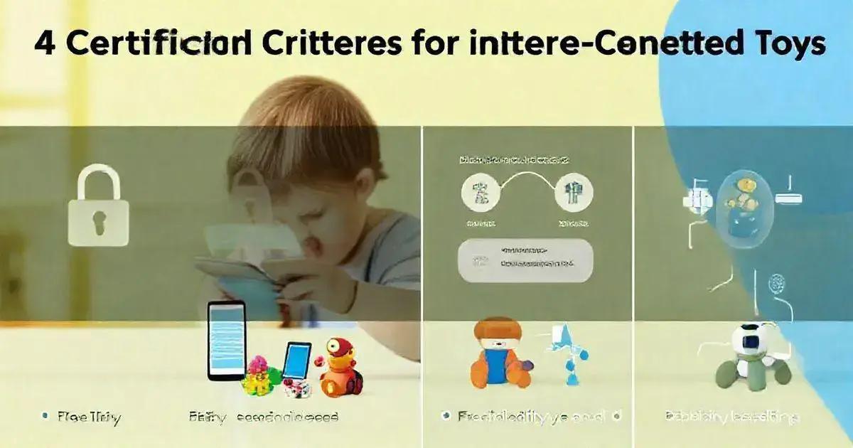 4 Critérios de Certificação para Brinquedos Conectados à Internet