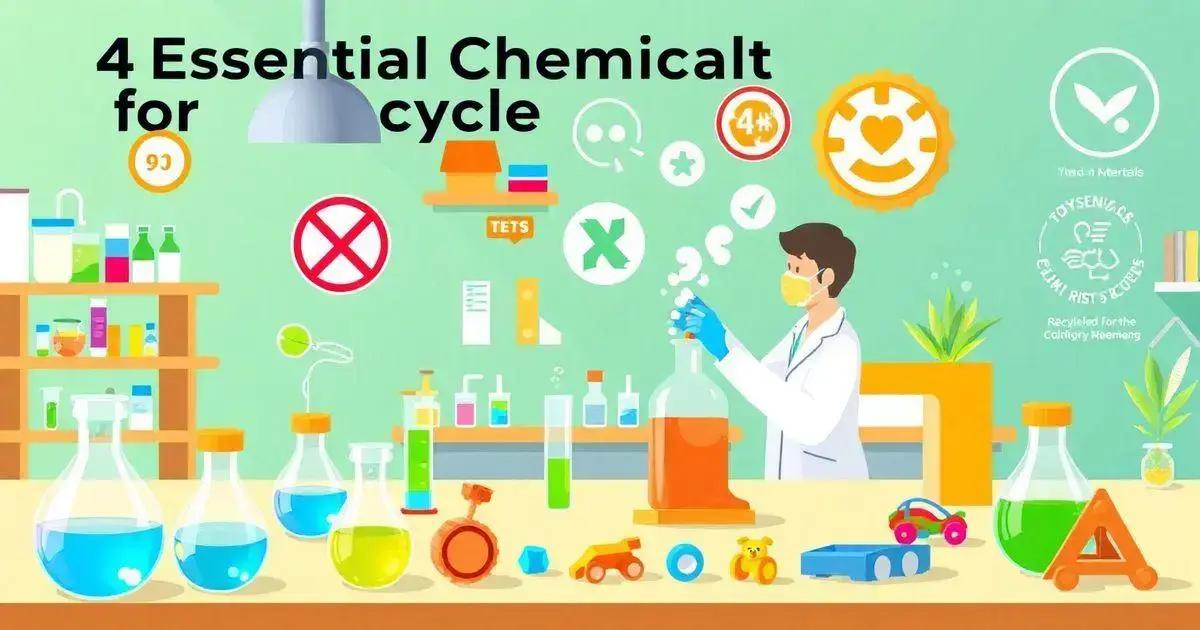 4 Ensaios Químicos Essenciais para Materiais Reciclados em Brinquedos