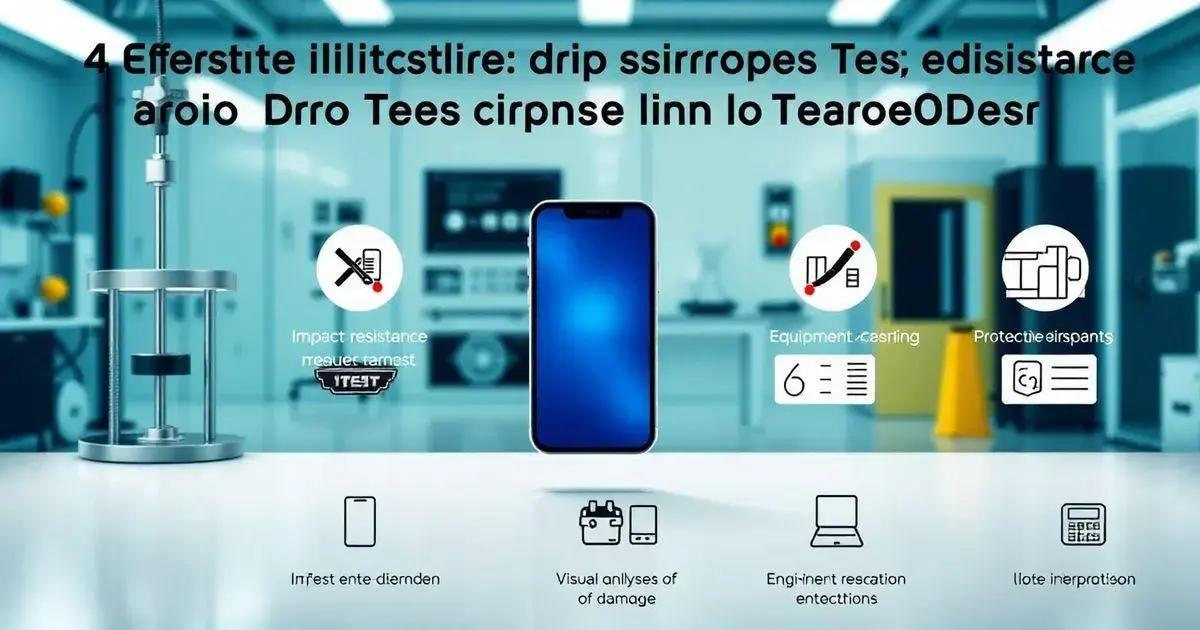 4 Métodos Eficazes de Testes de Resistência a Quedas em Dispositivos Móveis Certificados