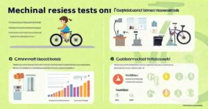 4 Testes de Resistência Mecânica em Suportes de Bicicletas Infantis