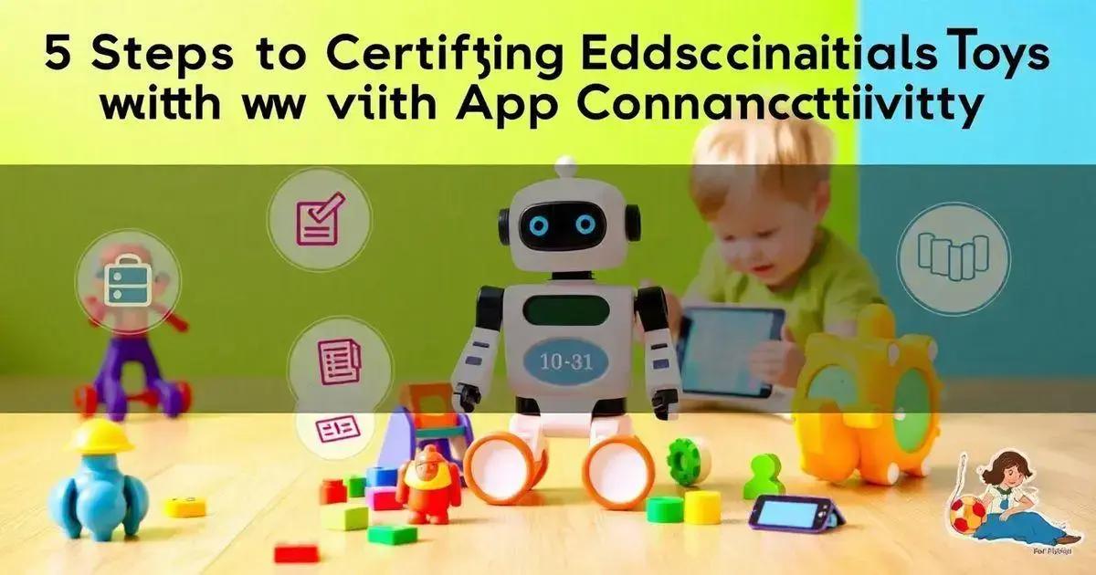 5 Passos para Certificação de Brinquedos Educativos com Conectividade via Aplicativo