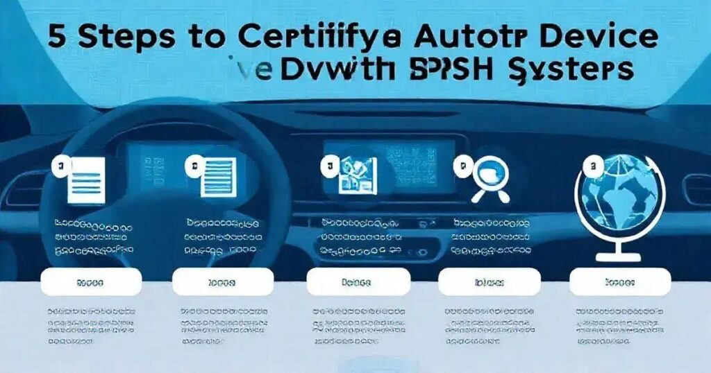 5 Passos para Certificação de Dispositivos Automotivos com GPS