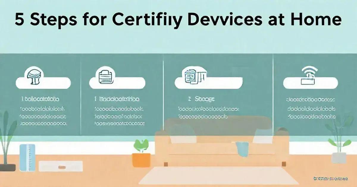 5 Passos para Certificação de Dispositivos de Rede Wi-Fi em Casa