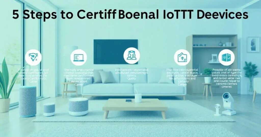 5 Passos para Certificação de Dispositivos IoT Residenciais