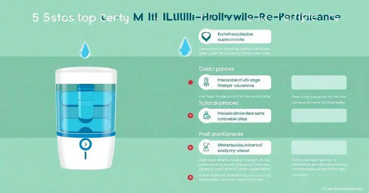 5 Passos para Certificação de Purificadores de Água com Múltiplos Estágios