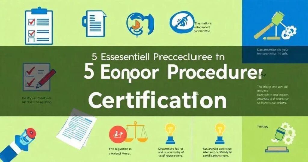 5 Procedimentos Essenciais para Certificação de Produtos Importados