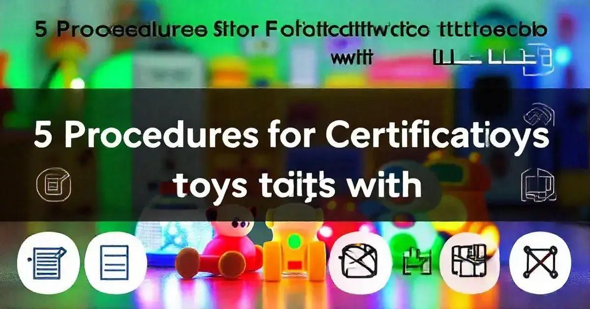 5 Procedimentos para Certificação de Brinquedos Elétricos com LEDs