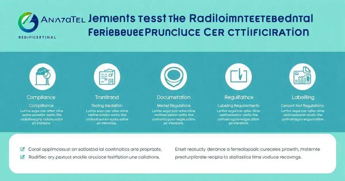 5 Requisitos da Anatel para Certificação de Produtos com Radiofrequência