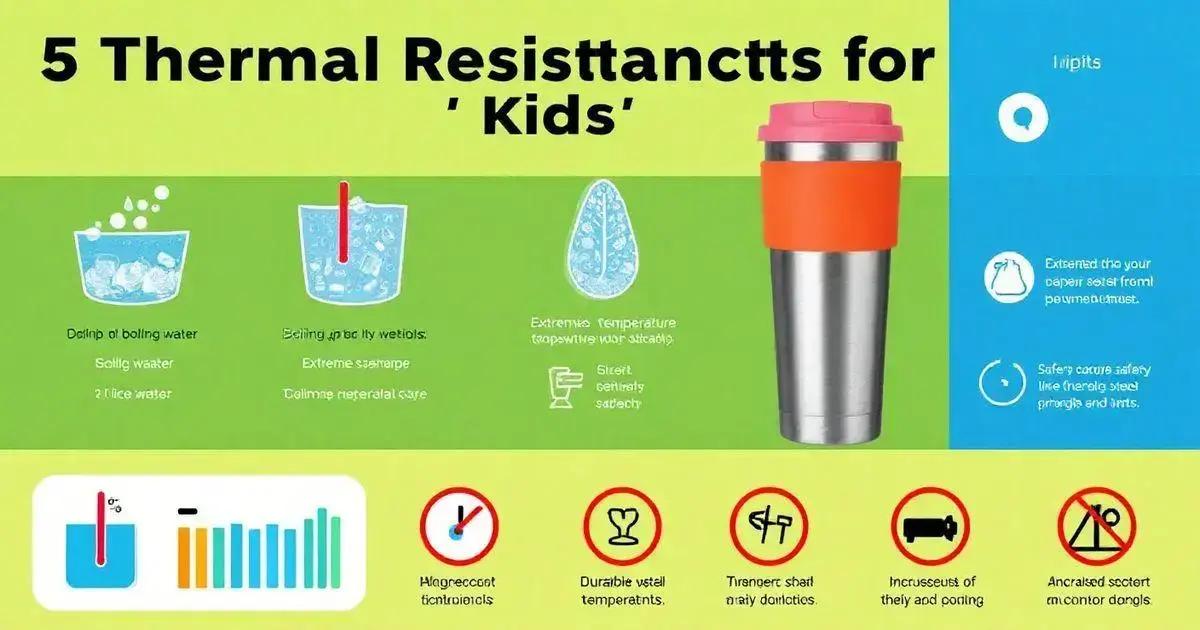 5 Testes de Resistência Térmica em Copos Térmicos para Crianças