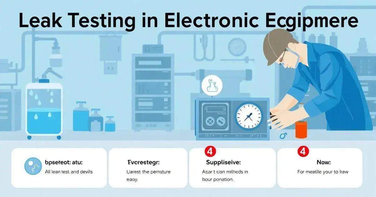 Dicas para realizar ensaios de estanqueidade com eficácia