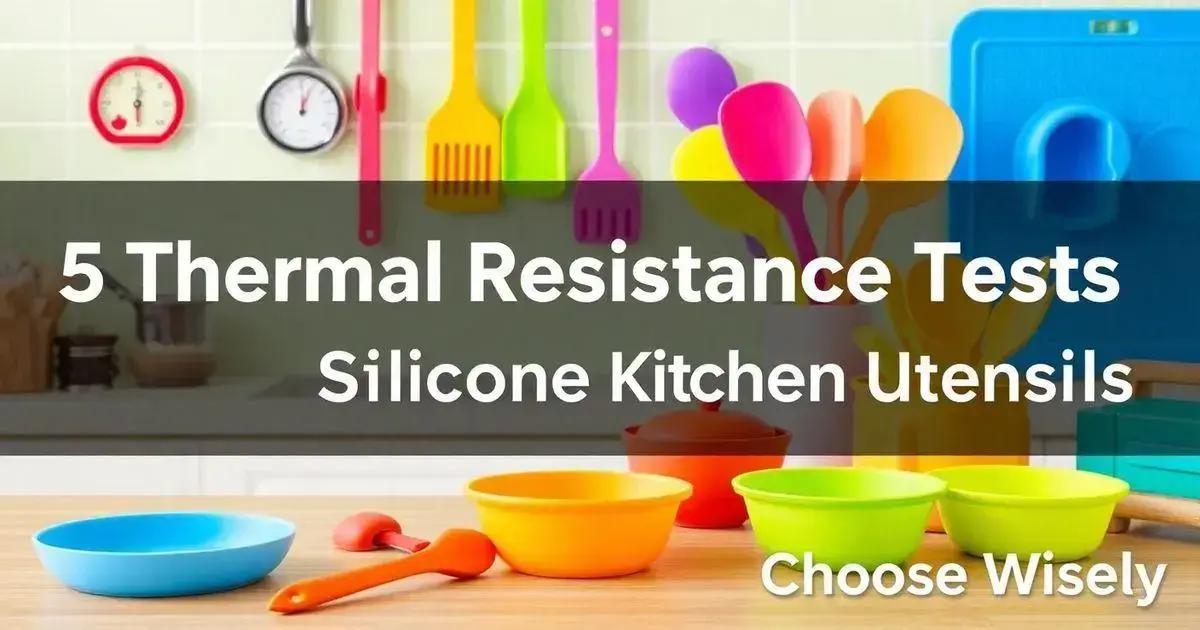 Importância da Resistência Térmica em Utensílios de Silicone