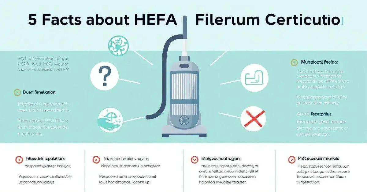 Mitos comuns sobre aspiradores com filtros HEPA