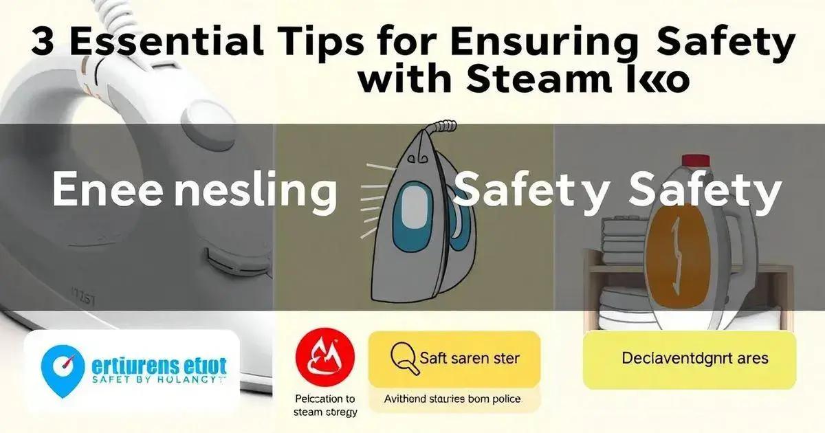 3 Dicas Essenciais para Garantir a Segurança em Ferros a Vapor