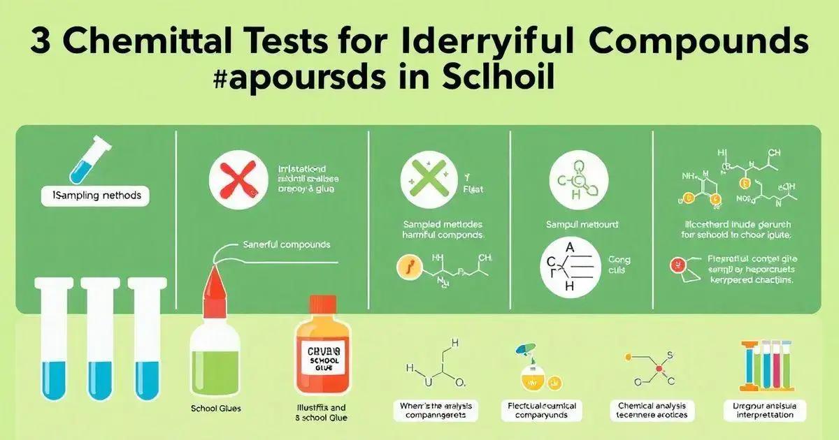 3 Ensaios Químicos para Identificar Compostos Nocivos em Colas Escolares