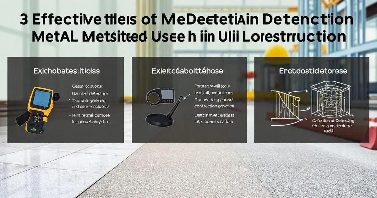 3 Métodos Eficazes de Detecção de Metais em Cerâmicas na Construção Civil