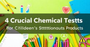 4 Ensaios Químicos Cruciais para Produtos de Papelaria Infantil