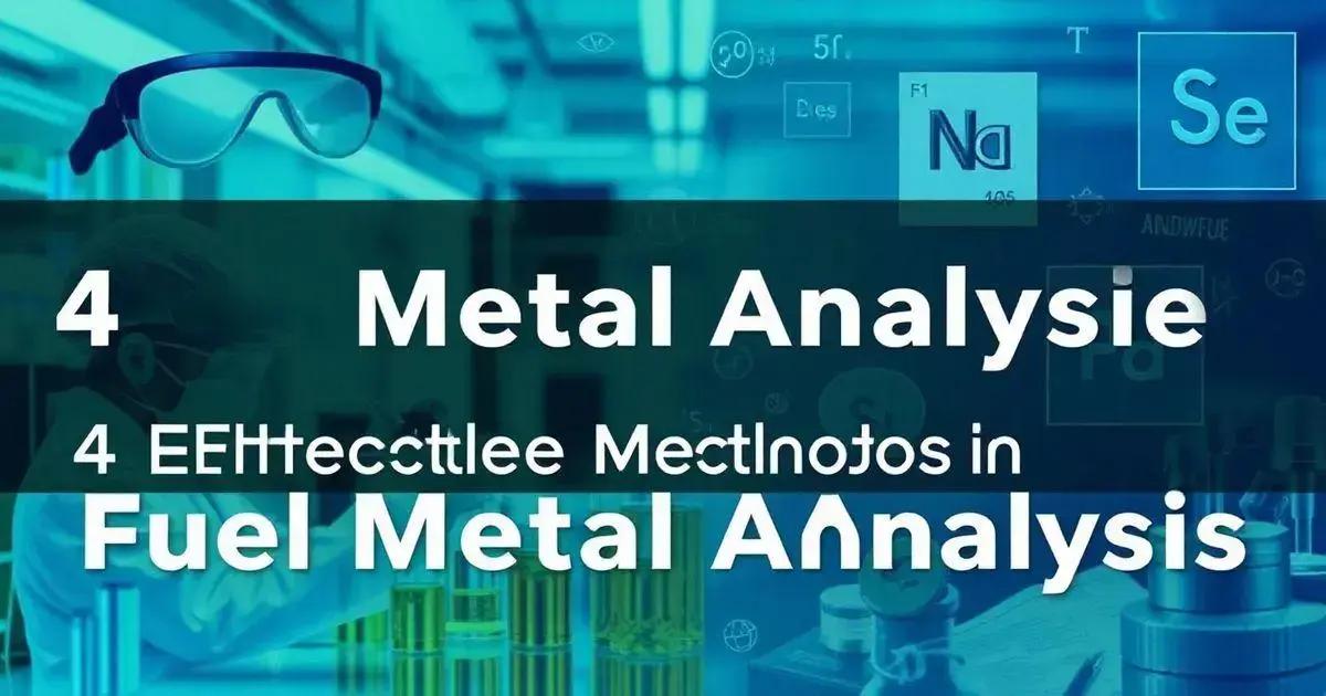 4 Métodos Eficazes na Análise de Metais em Combustíveis