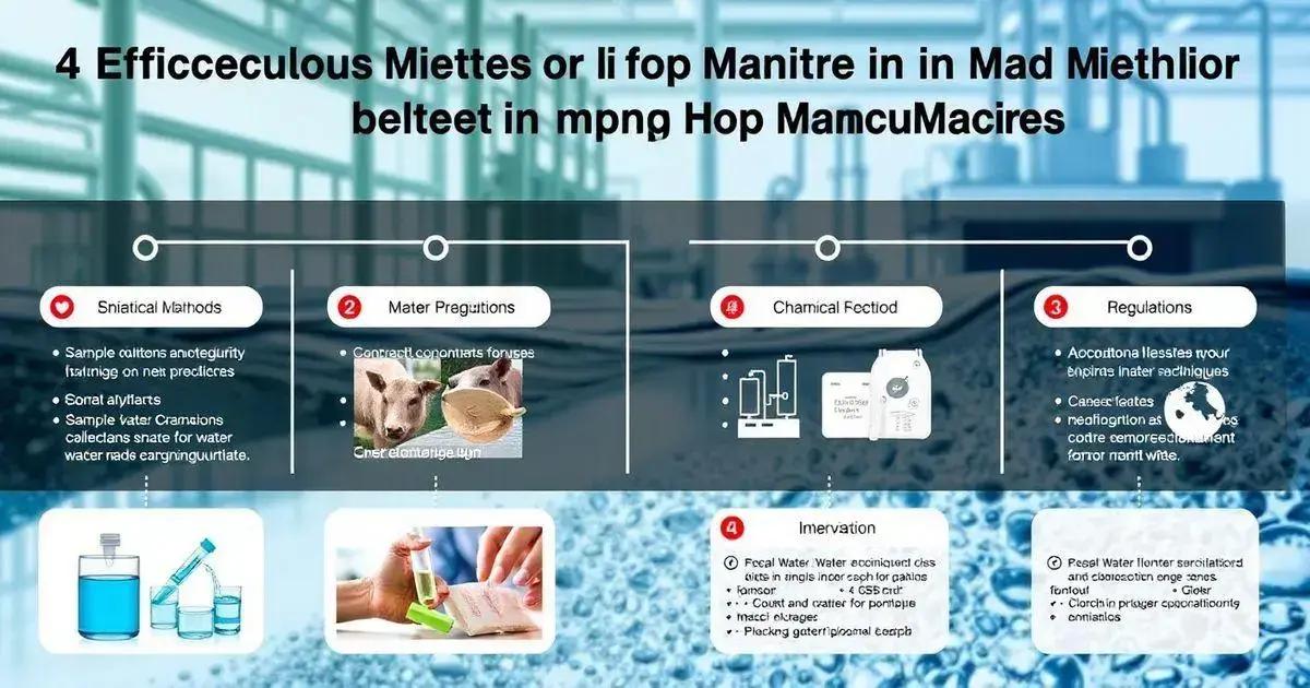 4 Métodos Eficazes para Monitoramento de Metais em Águas Usadas na Indústria Animal