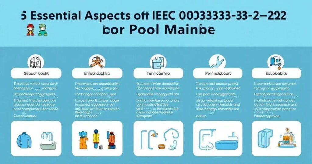 5 Aspectos Essenciais da IEC 60335-2-62 para Manutenção de Piscinas