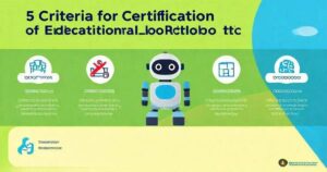 5 Critérios para Certificação de Brinquedos Robóticos Educacionais