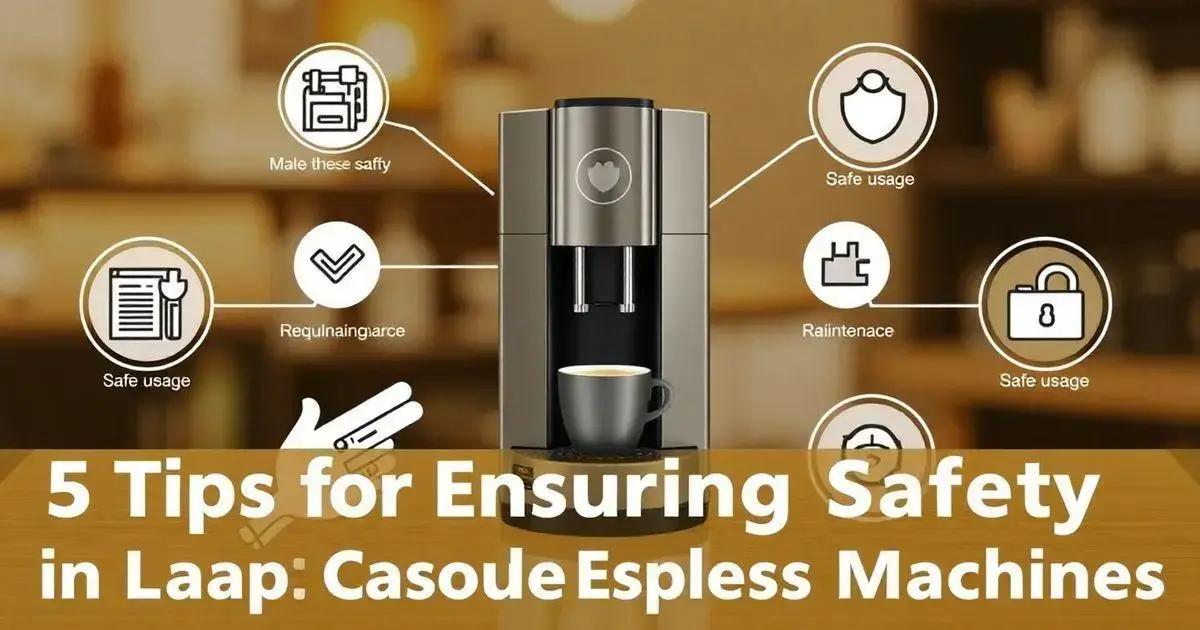 5 Dicas para Garantir a Segurança em Máquinas de Café Expresso com Sistema de Cápsulas