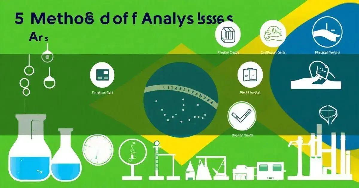 5 Métodos de Análise para Qualidade de ARLA 32 no Brasil