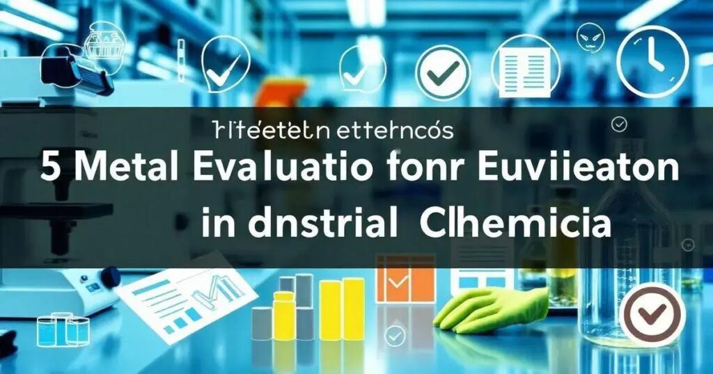 5 Métodos Eficazes para Avaliação de Metais em Produtos Químicos Industriais