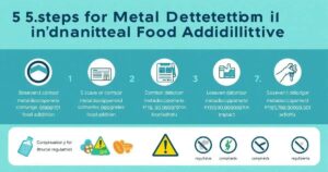 5 Passos para a Detecção de Metais em Aditivos para Alimentos Industriais