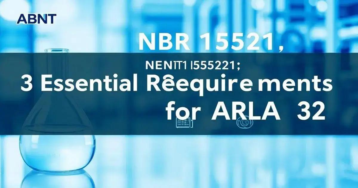 ABNT NBR 15521: 3 Requisitos Essenciais para ARLA 32