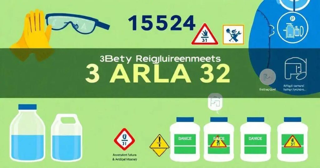 ABNT NBR 15524: 3 Requisitos de Segurança para ARLA 32