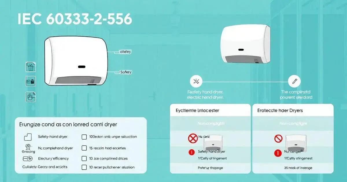 Como escolher um secador de mãos que atende à IEC 60335-2-56