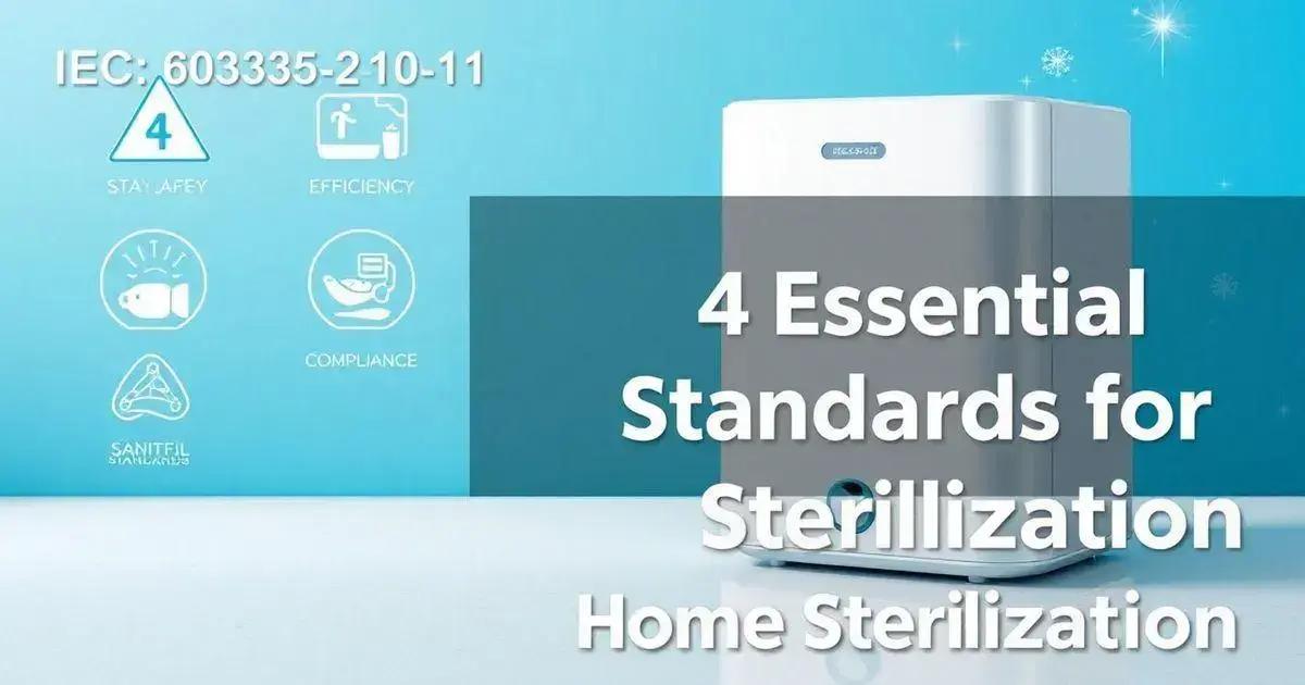 IEC 60335-2-101: 4 Normas Essenciais para Esterilização Doméstica