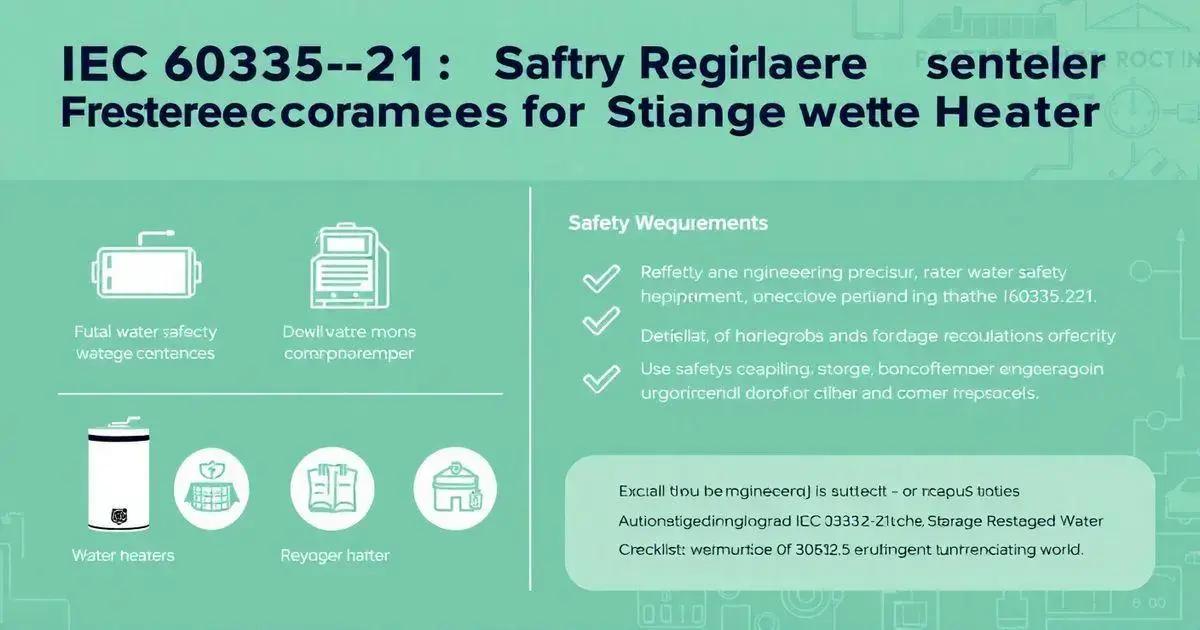 IEC 60335-2-21: 4 Requisitos de Segurança para Aquecedores de Água