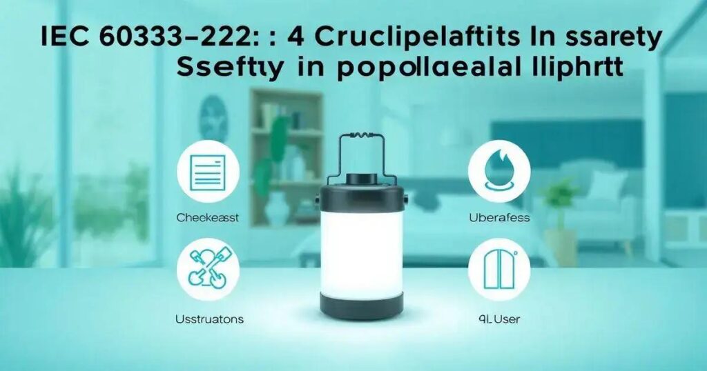 IEC 60335-2-22: 4 Aspectos Cruciais sobre Segurança em Iluminação Portátil