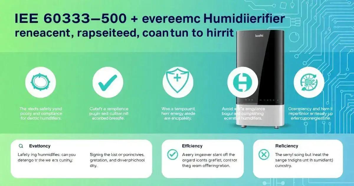 IEC 60335-2-50: Requisitos Essenciais para Aparelhos de Umidificação Elétrica