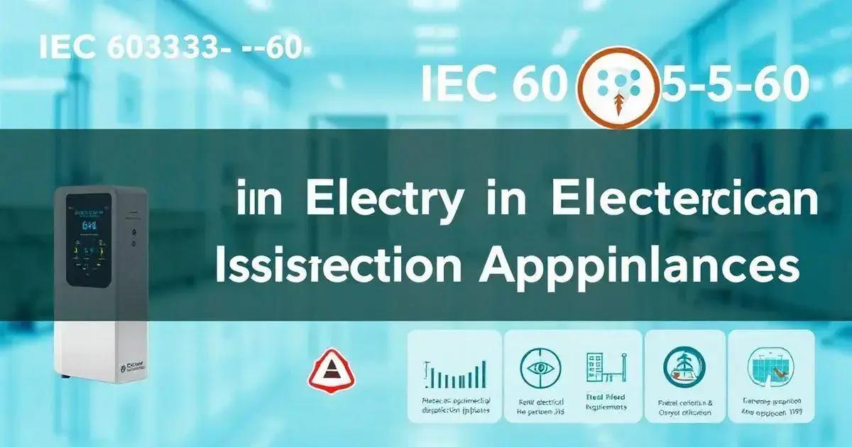 IEC 60335-2-60: Segurança em Aparelhos de Desinfecção Elétrica