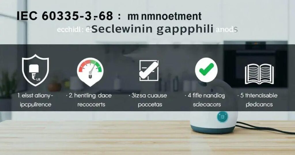 IEC 60335-2-68: 5 Requisitos Essenciais para Aparelhos de Limpeza a Vapor