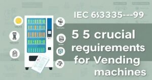 IEC 60335-2-99: 5 Requisitos Cruciais para Vending Machines