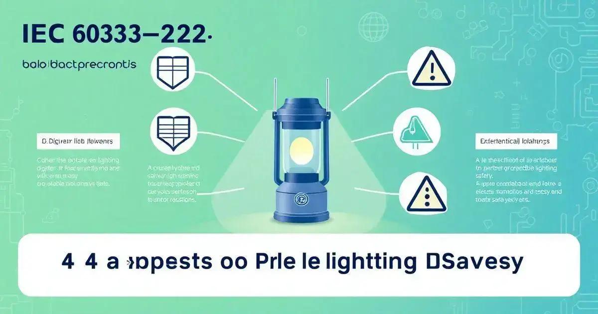 Importância da segurança em iluminação portátil