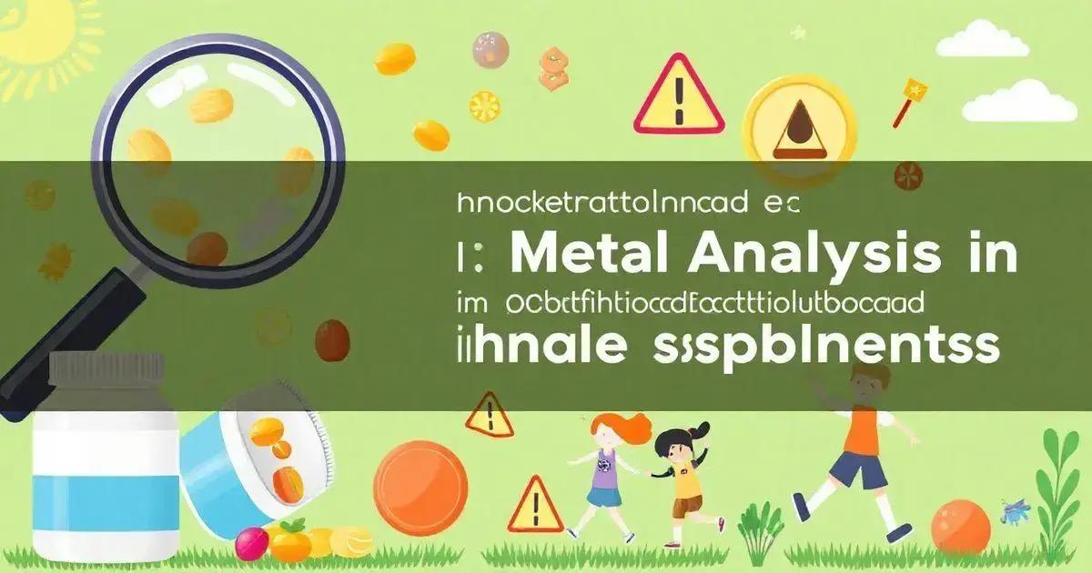 Por que a análise de metais é crucial para a saúde infantil?