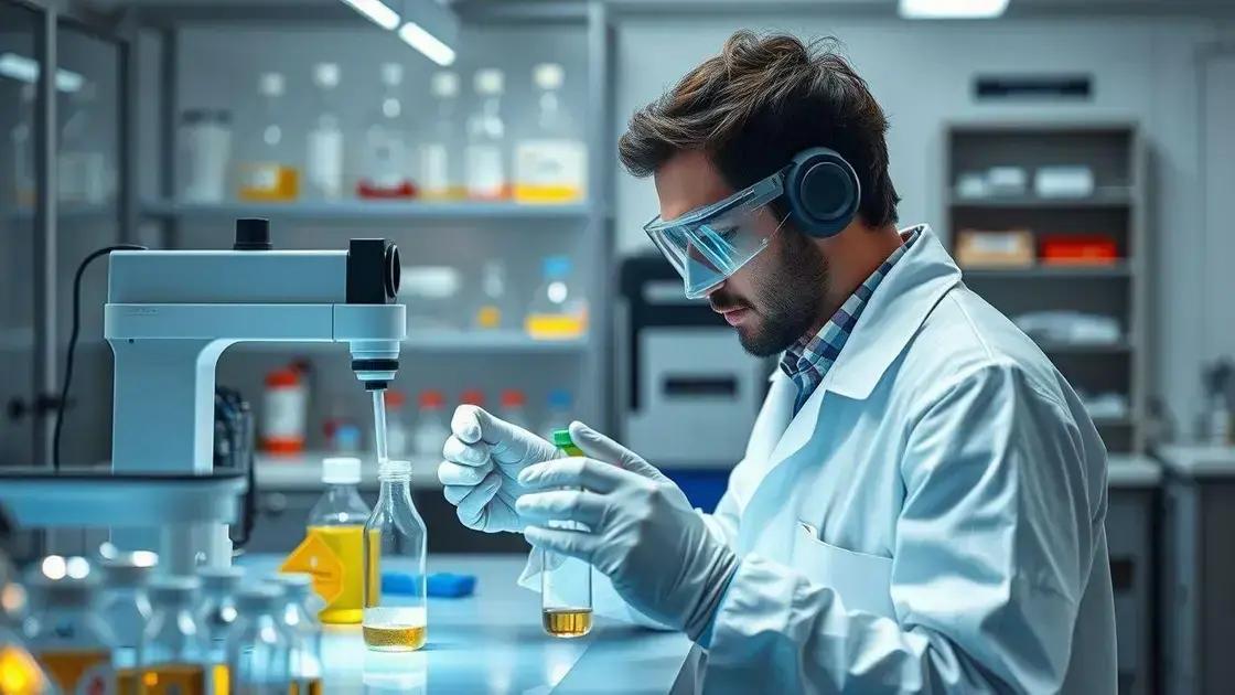 Métodos de detecção de metais em produtos químicos